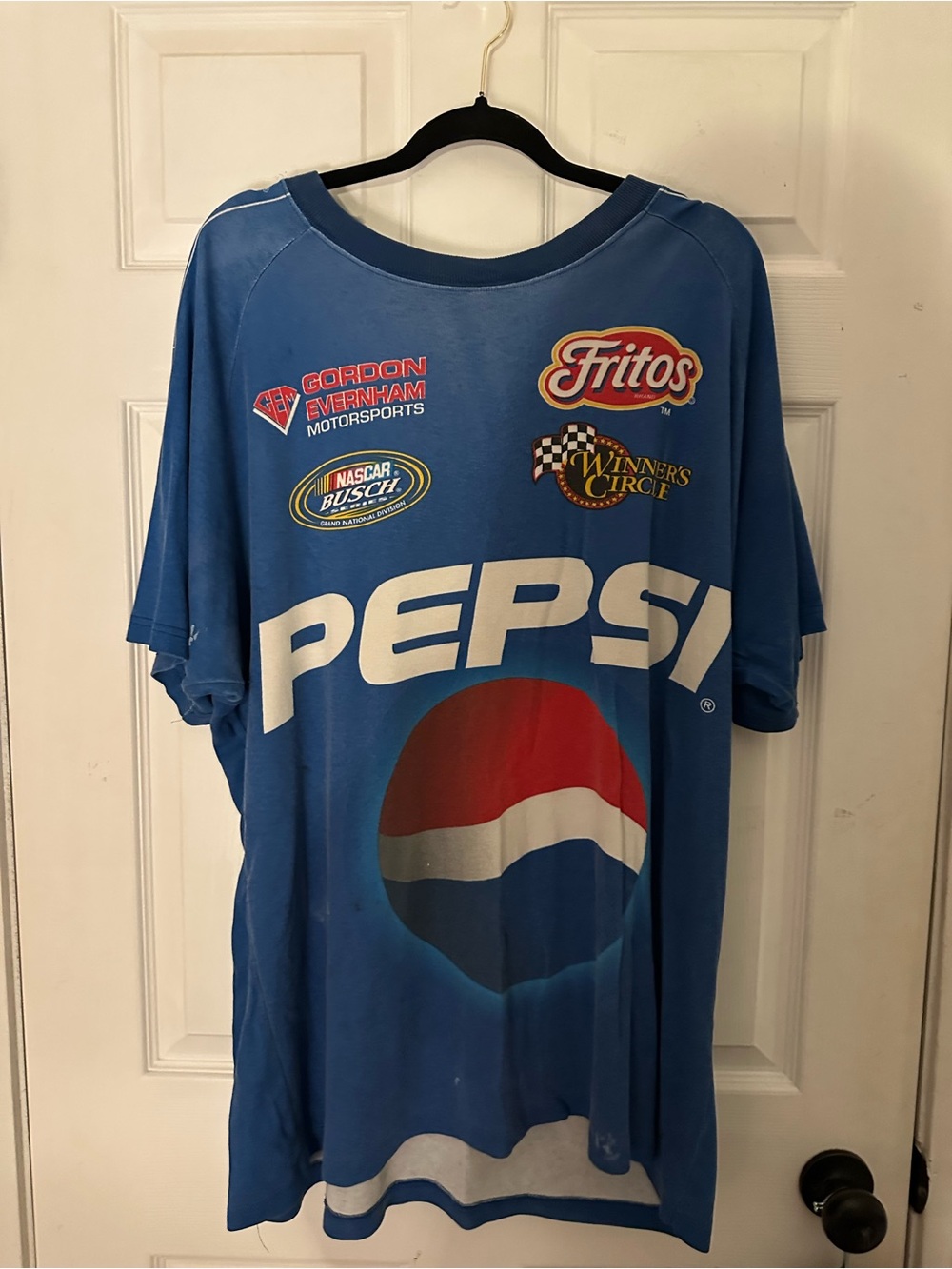 Pepsi Short-Sleeve Logo Tee with Racing Patches